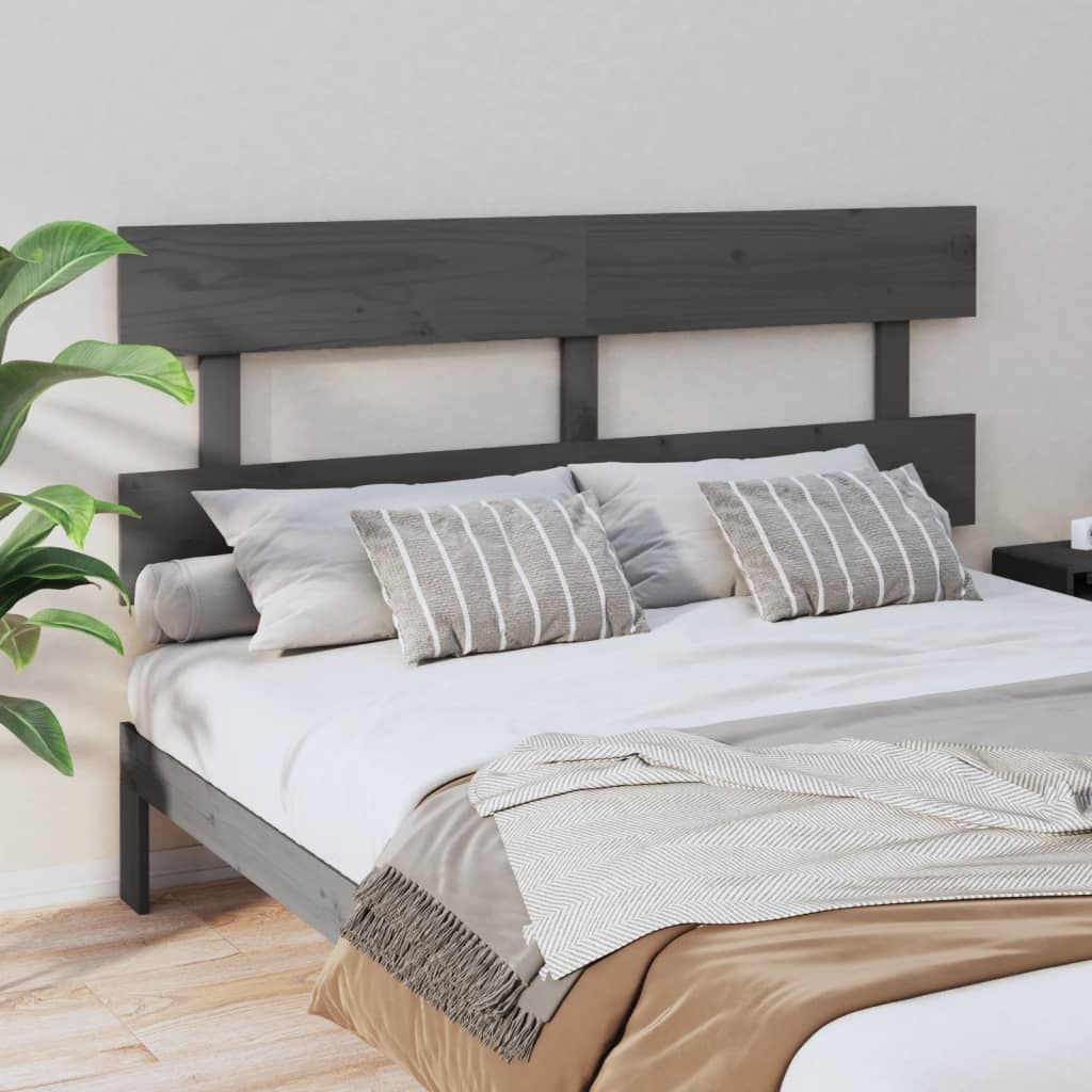 Bed Headboard 138X3X81 Cm Solid Wood Pine