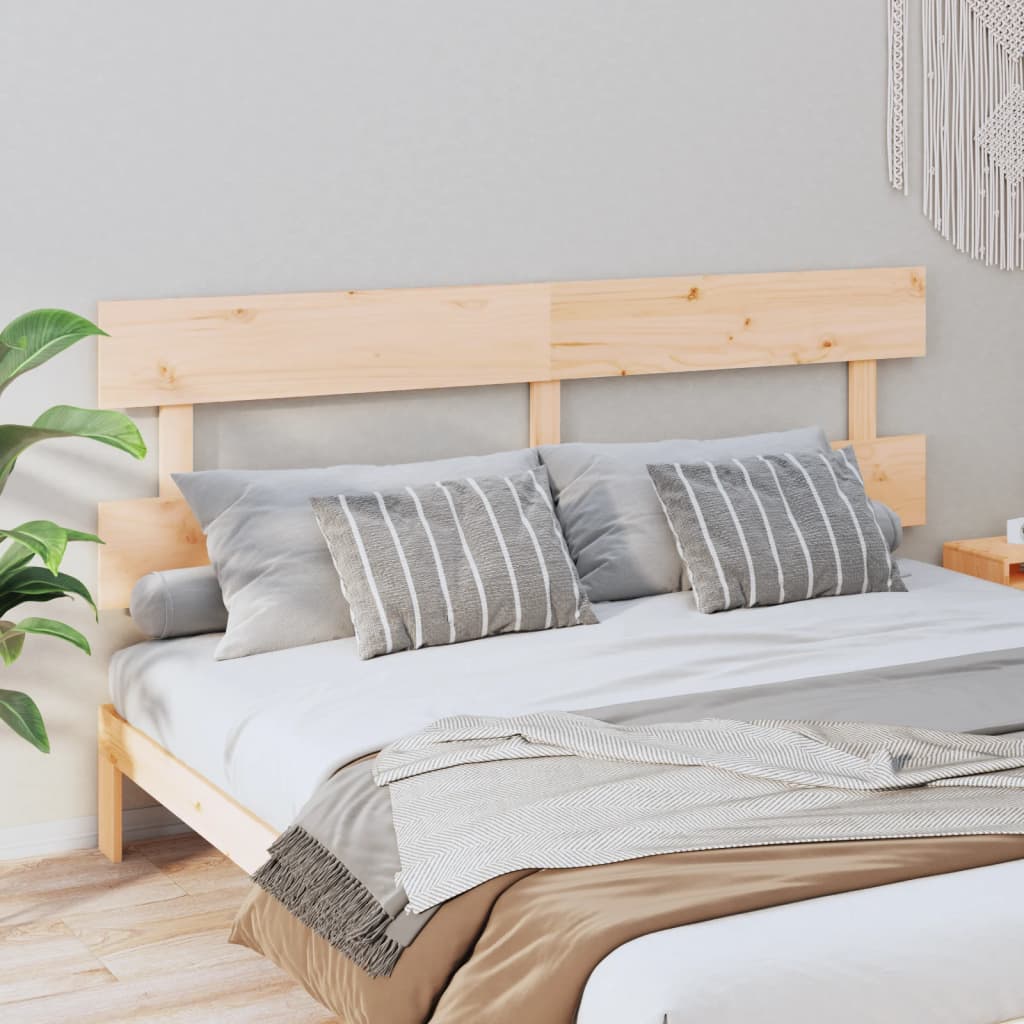 Bed Headboard 138X3X81 Cm Solid Wood Pine