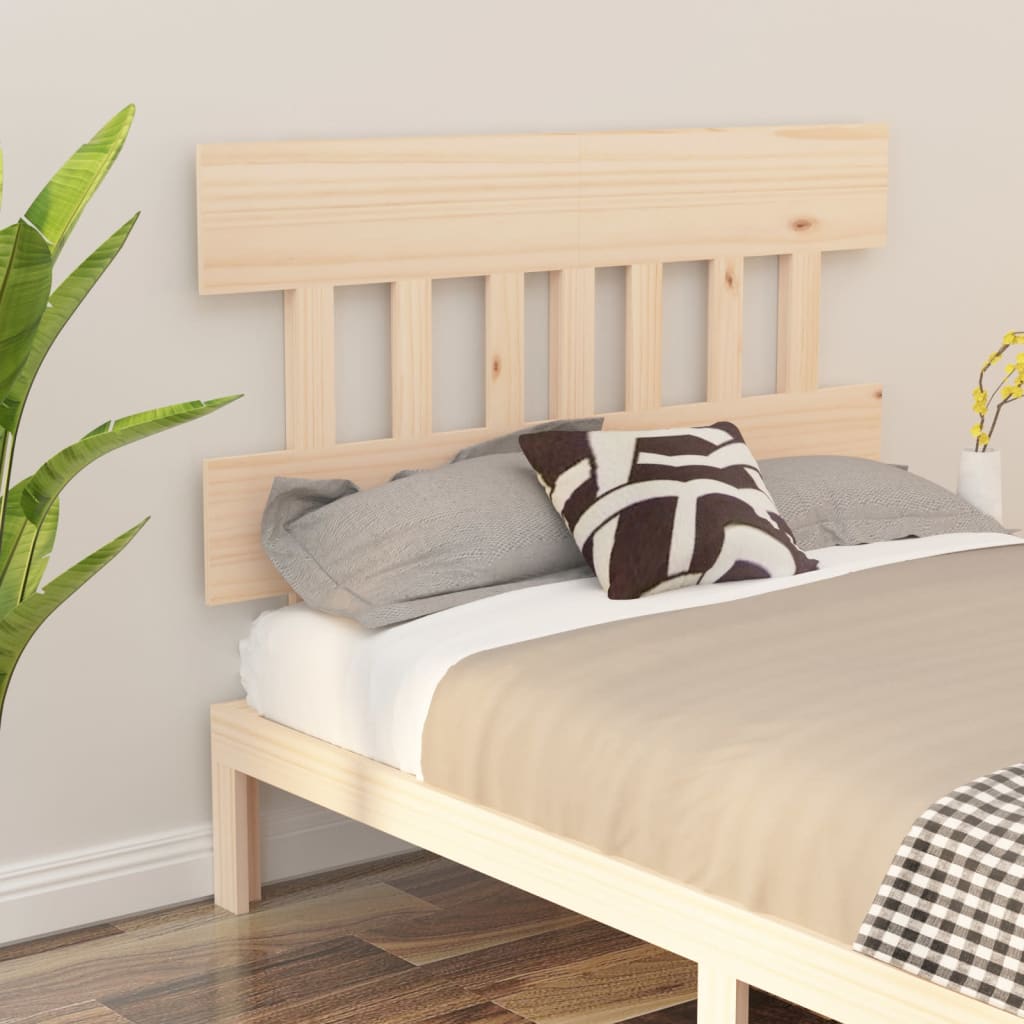 Bed Headboard 78.5X3X81 Cm Solid Wood Pine
