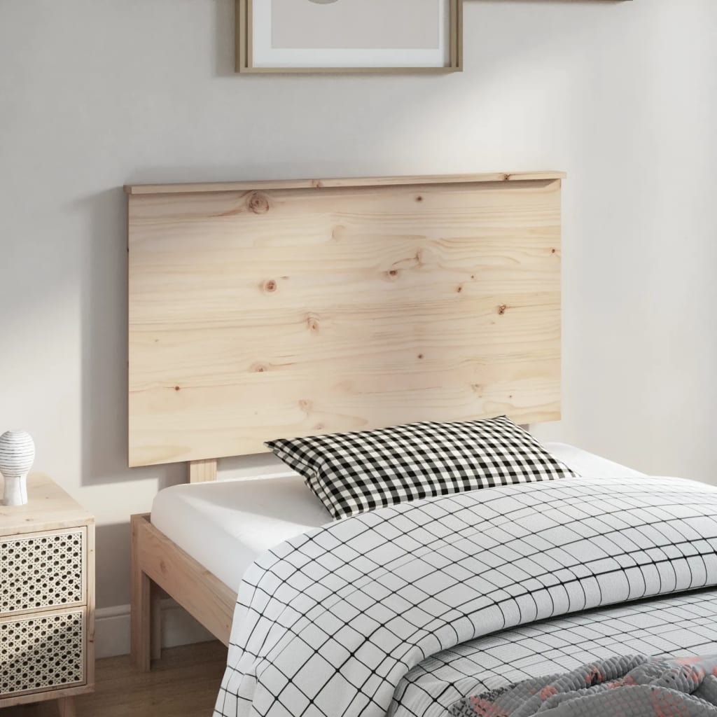 Bed Headboard 79X6X82.5 Cm Solid Wood Pine