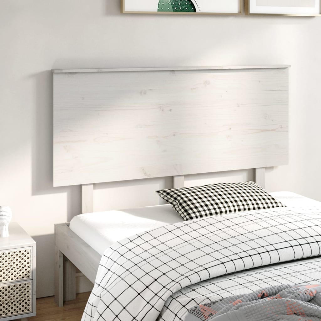 Bed Headboard 79X6X82.5 Cm Solid Wood Pine