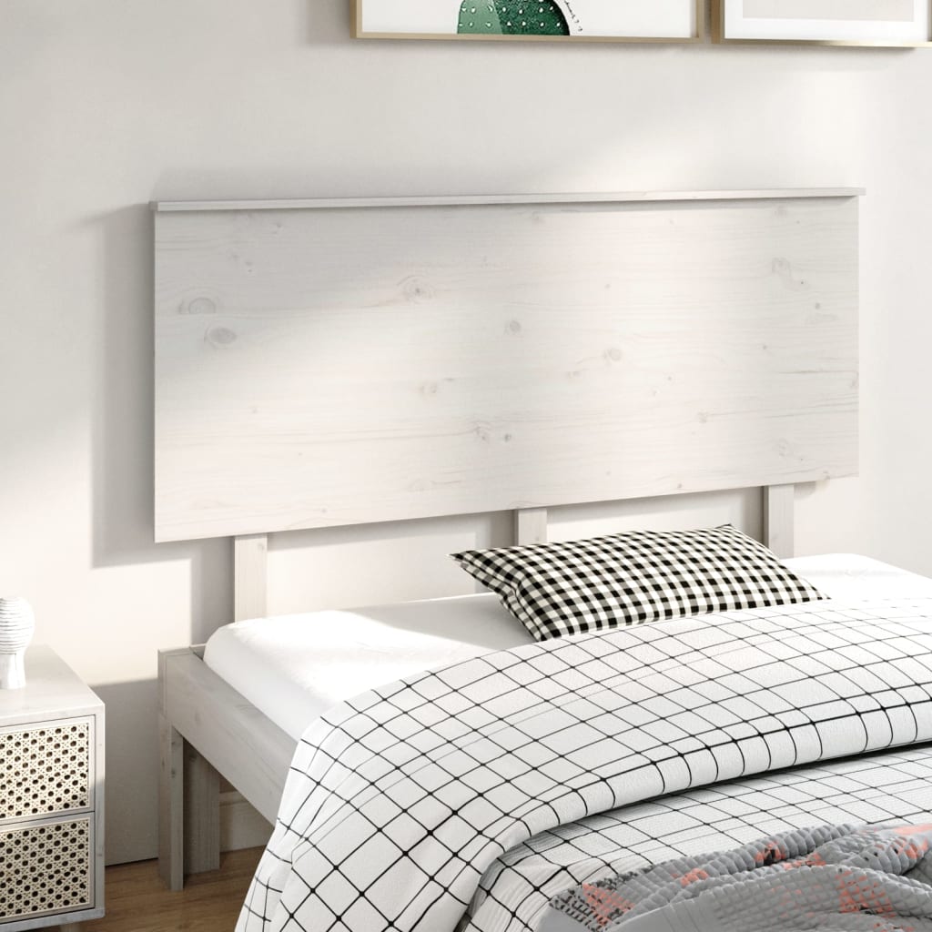 Bed Headboard 79X6X82.5 Cm Solid Wood Pine