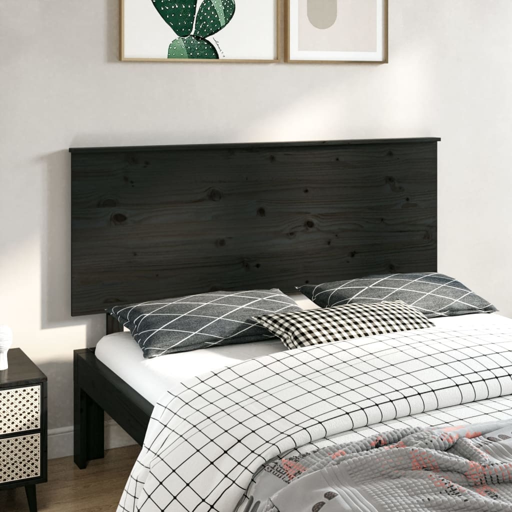 Bed Headboard 79X6X82.5 Cm Solid Wood Pine