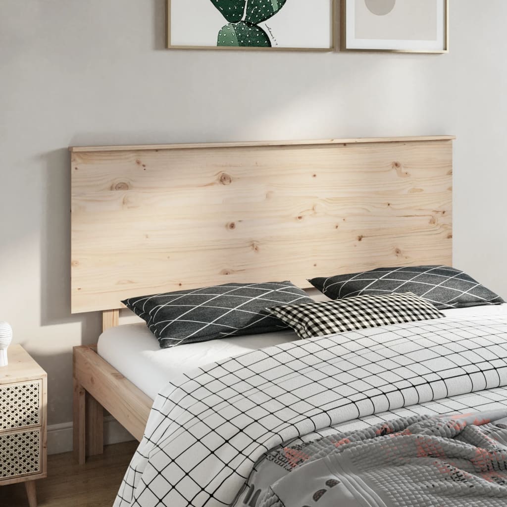 Bed Headboard 79X6X82.5 Cm Solid Wood Pine