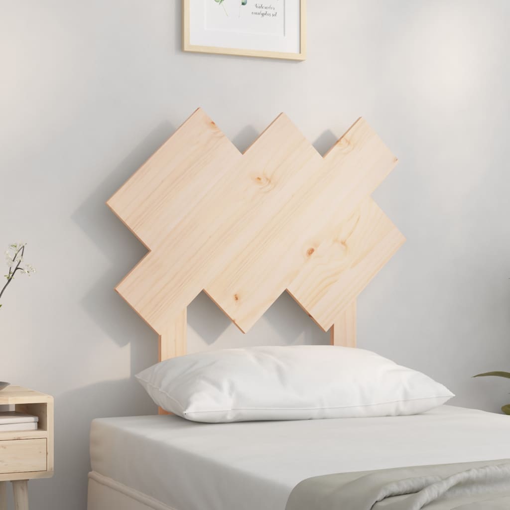 Bed Headboard 196X3X80.5 Cm Solid Wood Pine