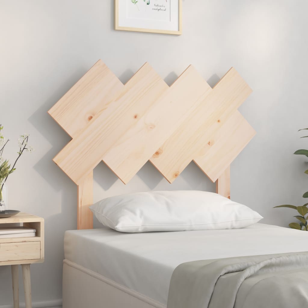 Bed Headboard 196X3X80.5 Cm Solid Wood Pine