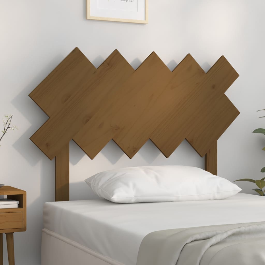 Bed Headboard 196X3X80.5 Cm Solid Wood Pine
