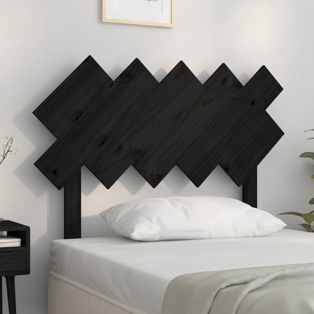 Bed Headboard 196X3X80.5 Cm Solid Wood Pine
