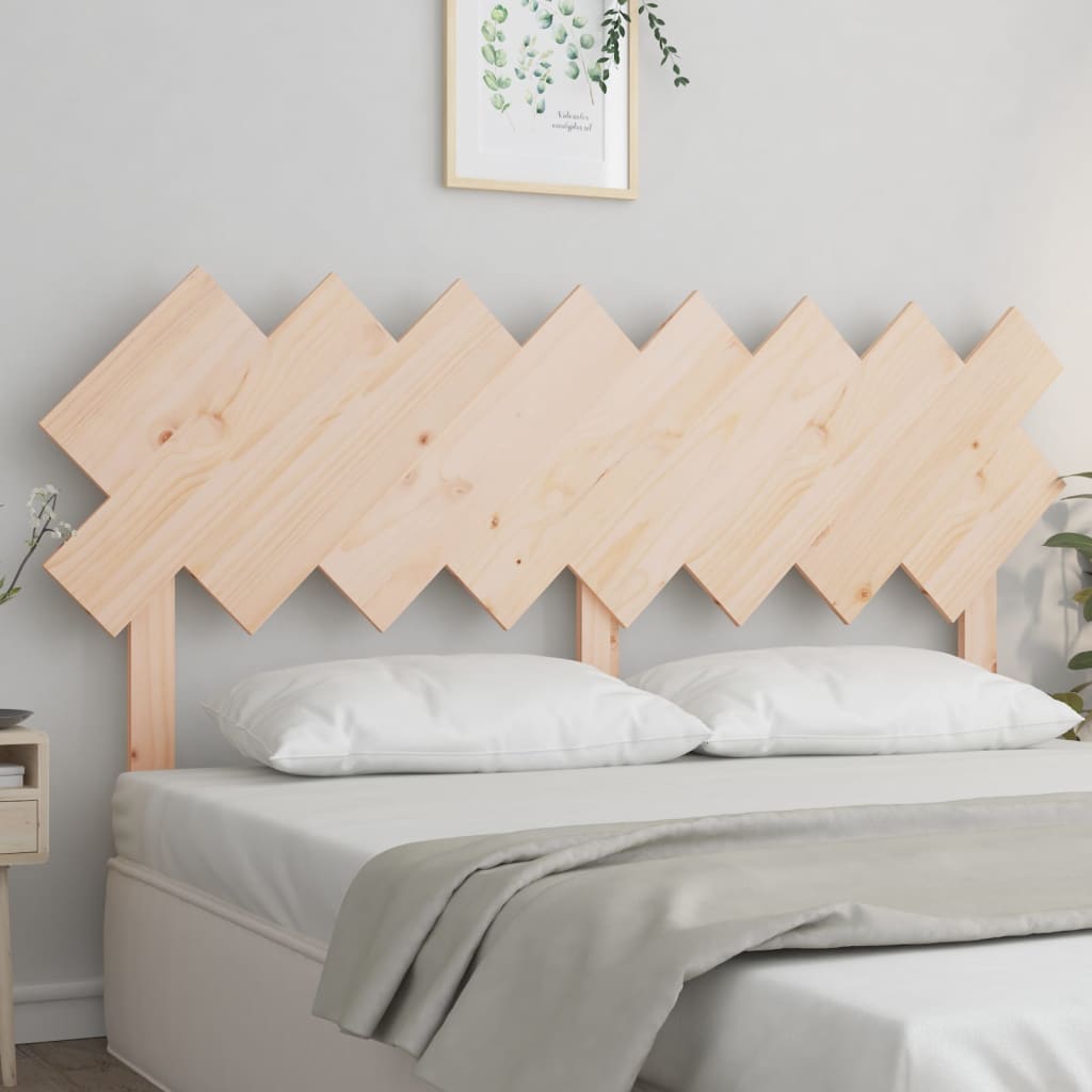 Bed Headboard 196X3X80.5 Cm Solid Wood Pine