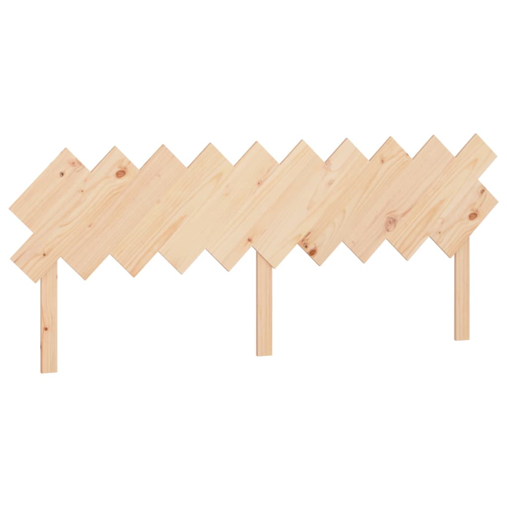 Bed Headboard 196X3X80.5 Cm Solid Wood Pine