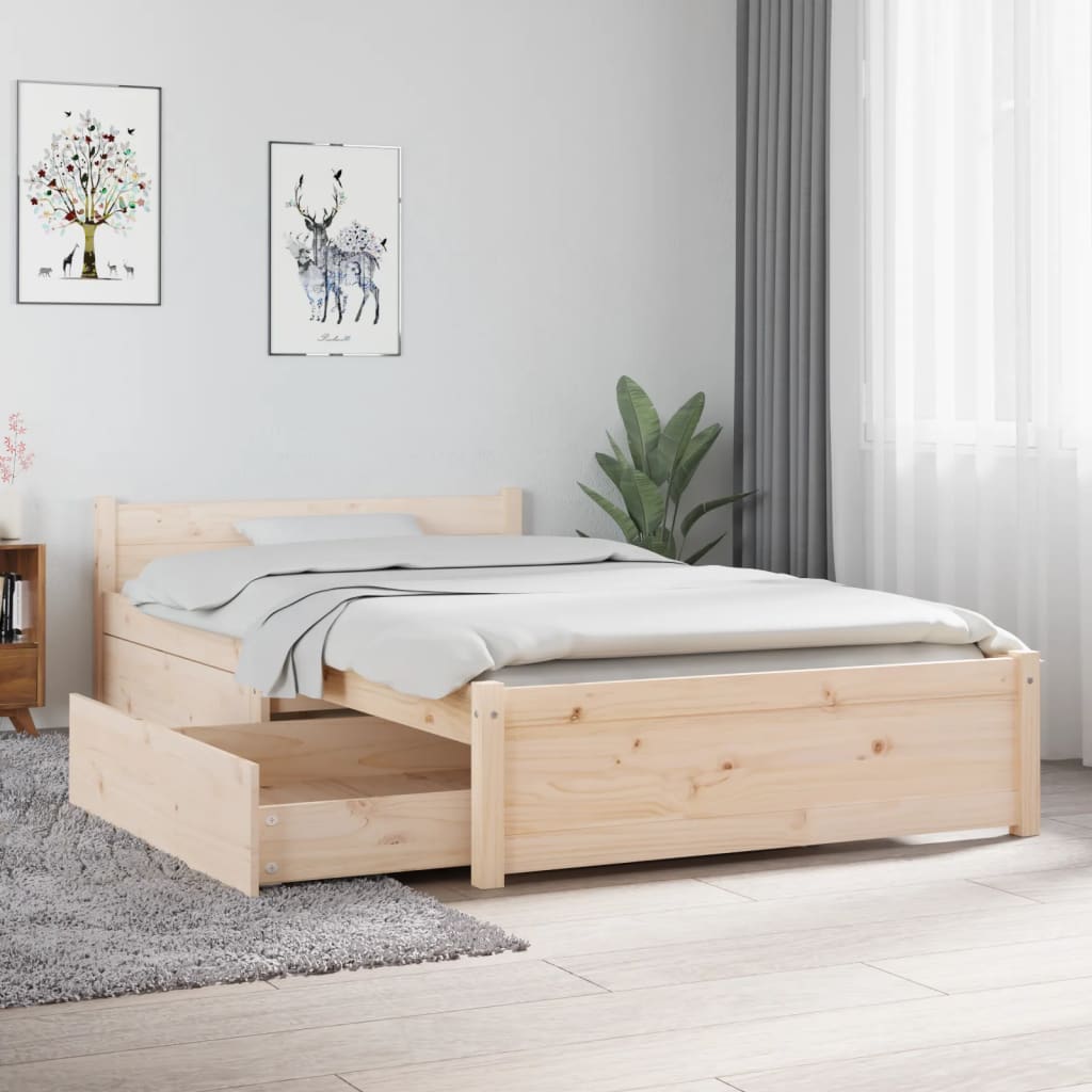 3103488 Bed Frame Without Mattress With Drawers (815034+814989)