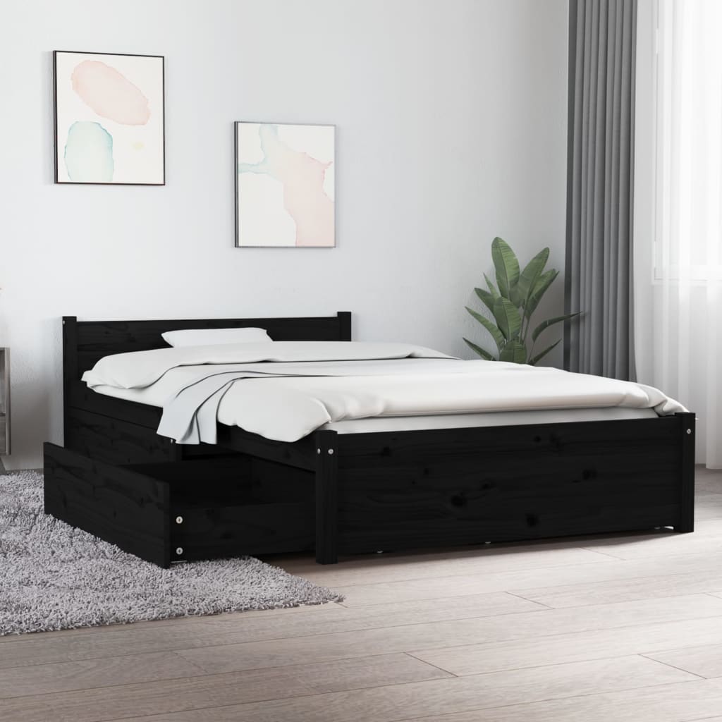 3103488 Bed Frame Without Mattress With Drawers (815034+814989)