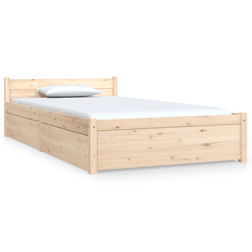 3103488 Bed Frame Without Mattress With Drawers (815034+814989)