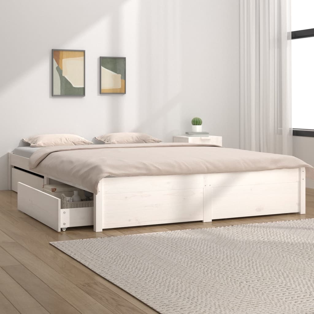 3103507 Bed Frame Without Mattress With Drawers (814933+814998)