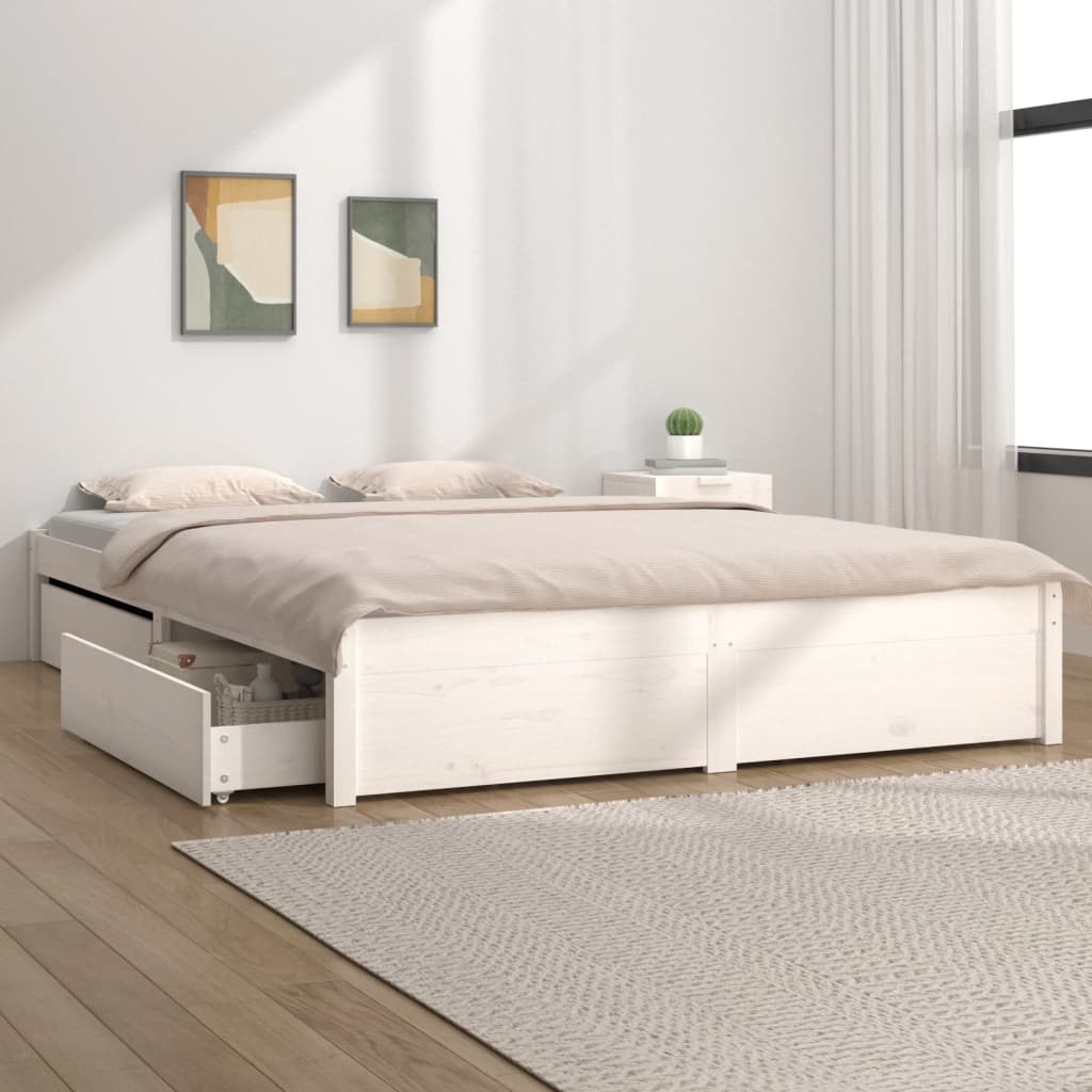3103507 Bed Frame Without Mattress With Drawers (814933+814998)