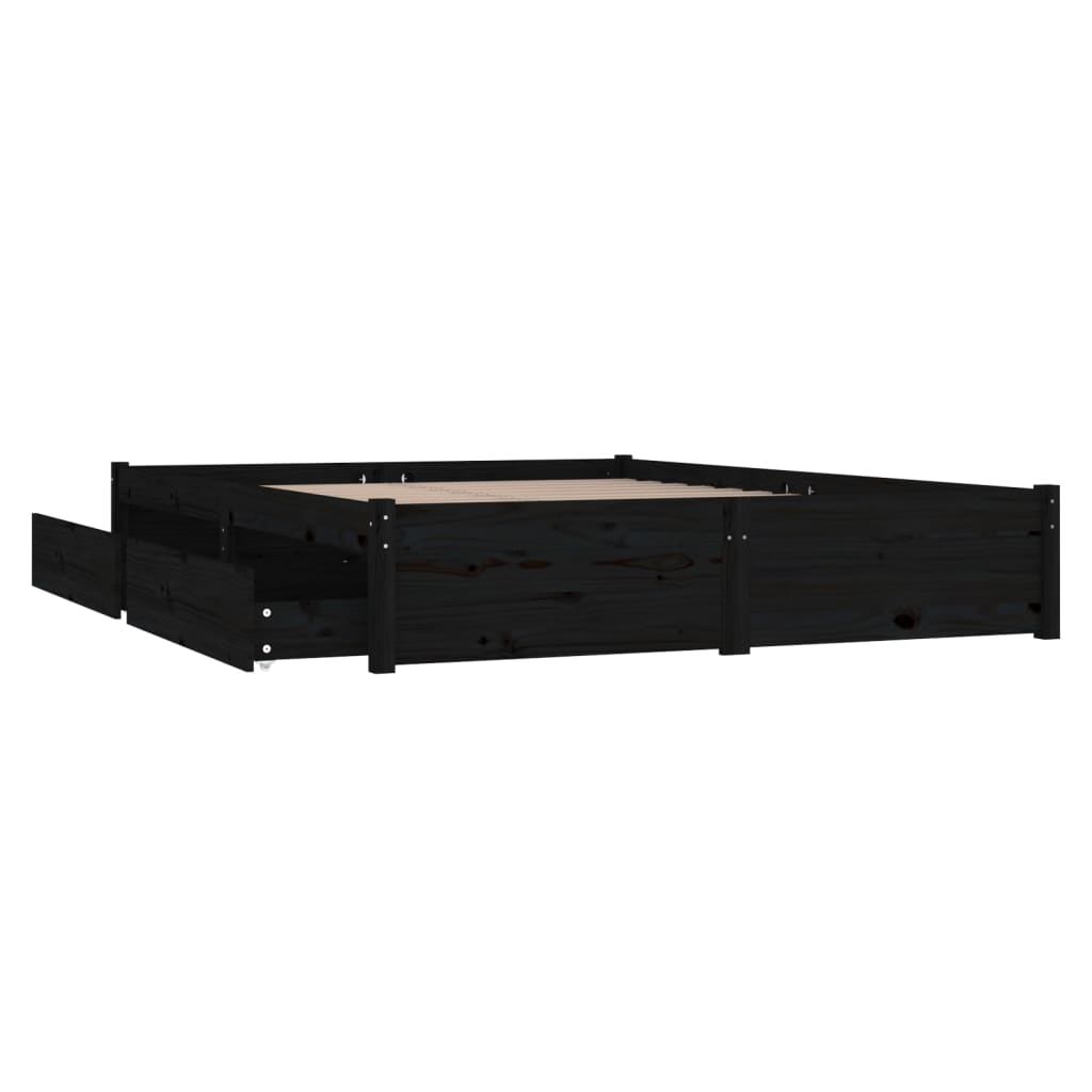 3103507 Bed Frame Without Mattress With Drawers (814933+814998)