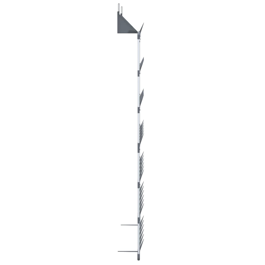 Hanging Shoe Rack Silver 66X13X139 Cm