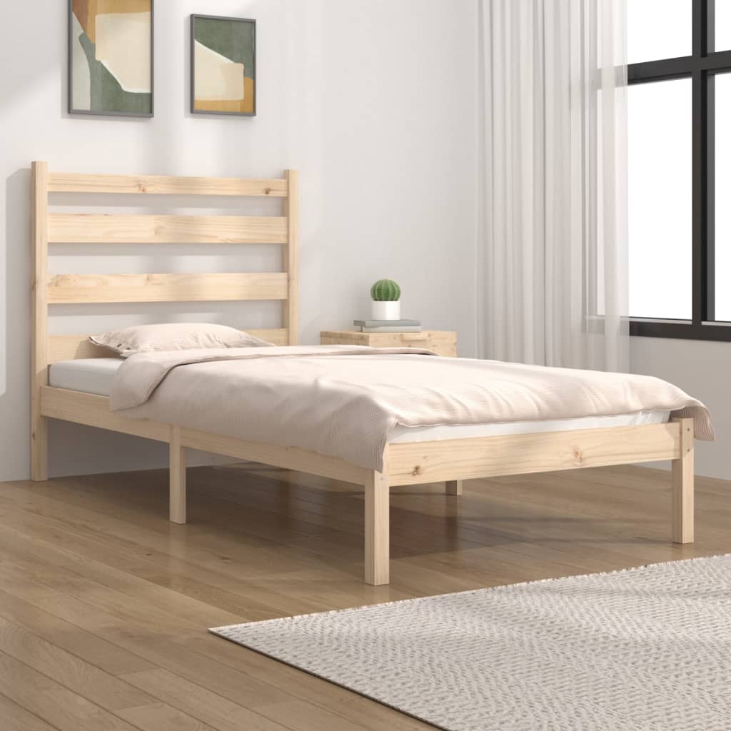 3103633 Bed Frame Without Mattress Solid Wood (810002+818400)
