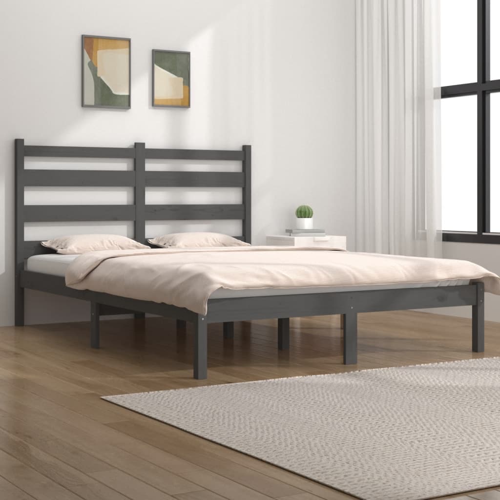 3103633 Bed Frame Without Mattress Solid Wood (810002+818400)