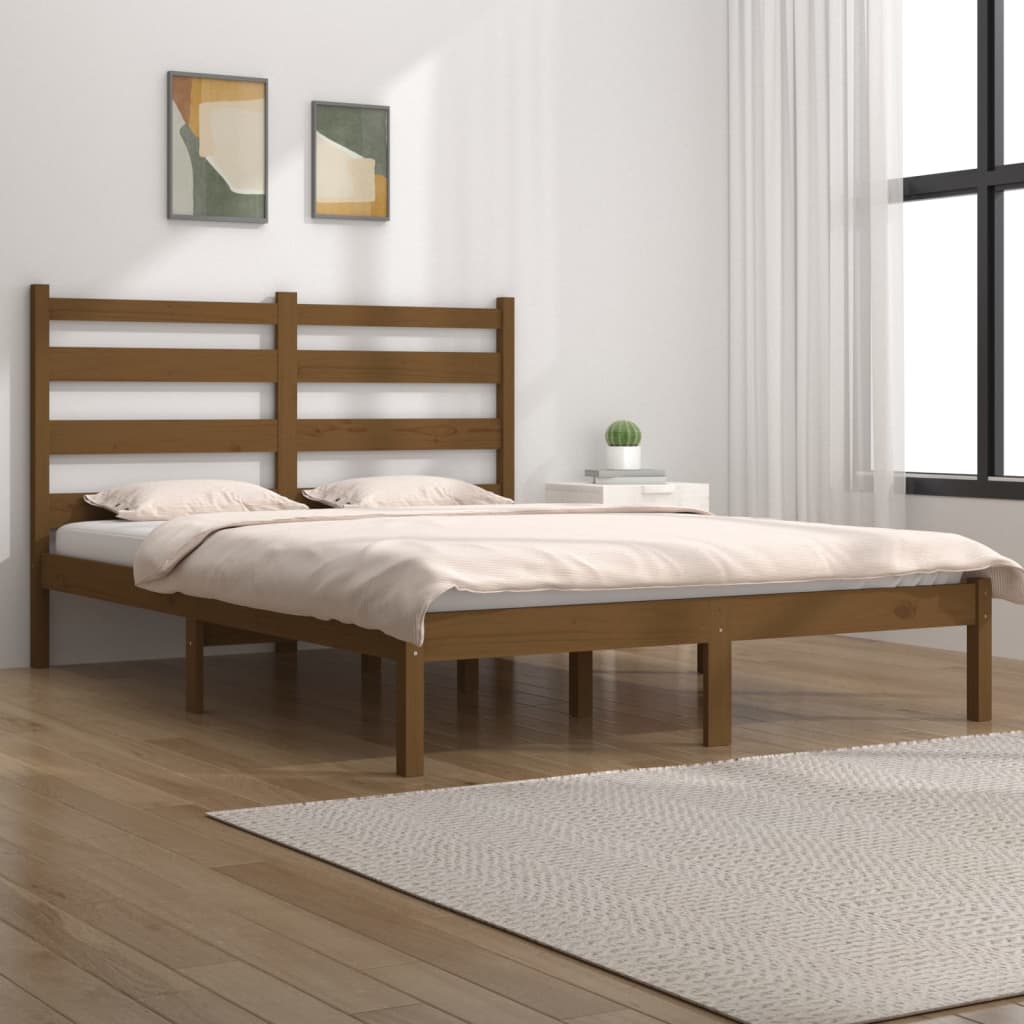 3103633 Bed Frame Without Mattress Solid Wood (810002+818400)