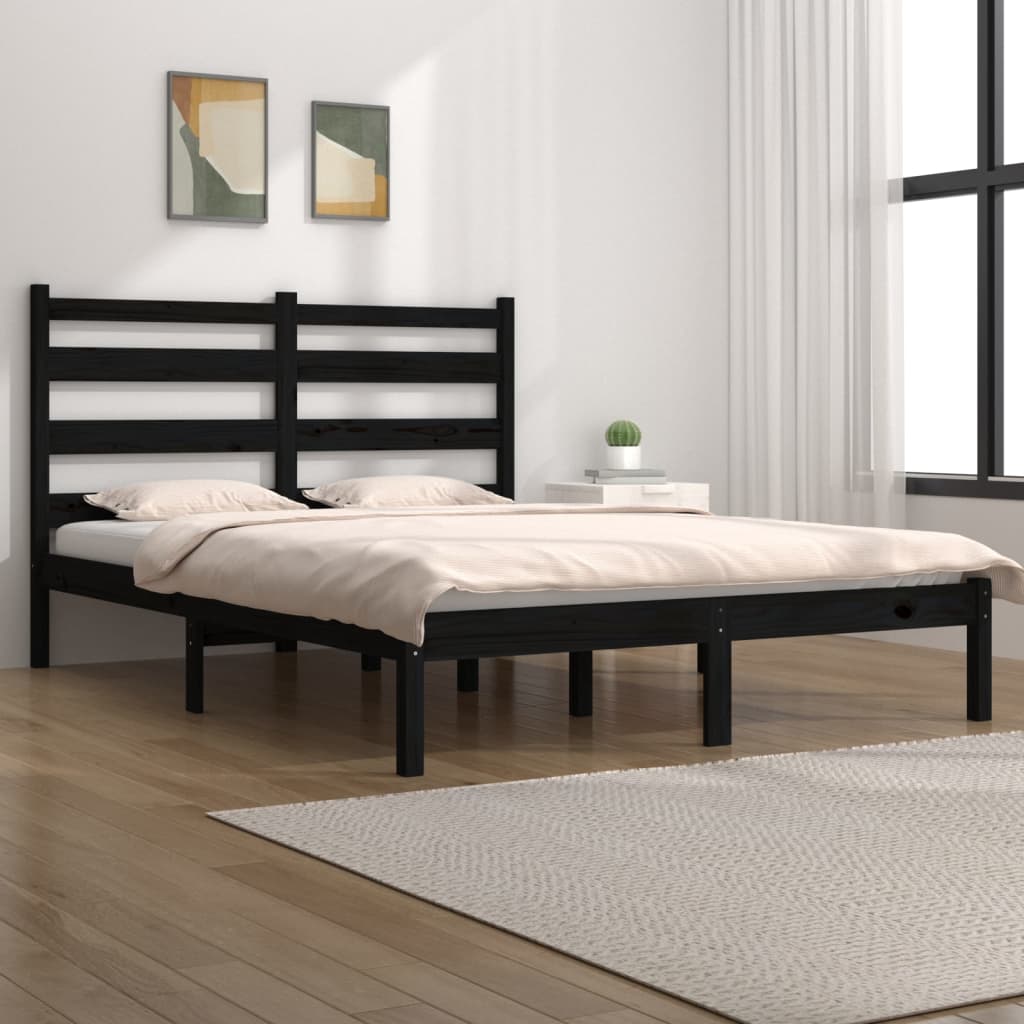 3103633 Bed Frame Without Mattress Solid Wood (810002+818400)