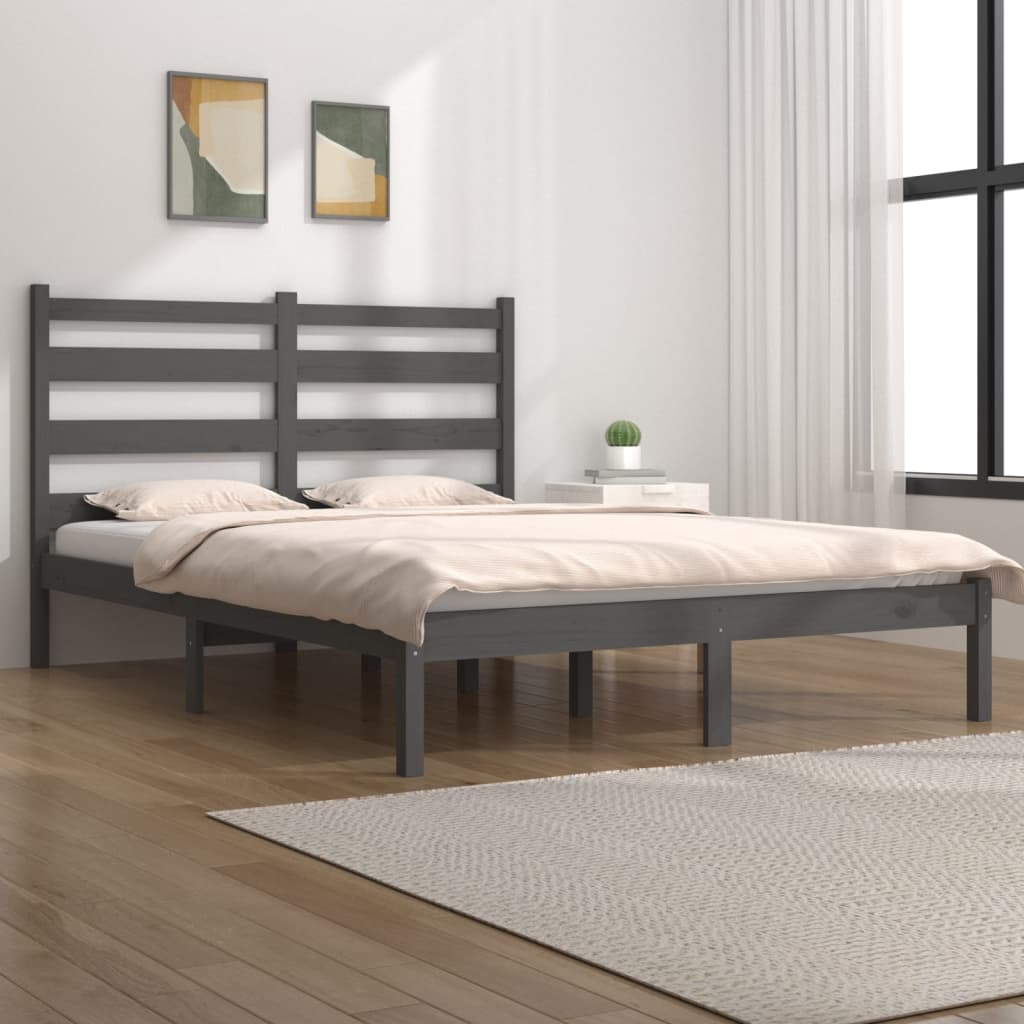 3103633 Bed Frame Without Mattress Solid Wood (810002+818400)