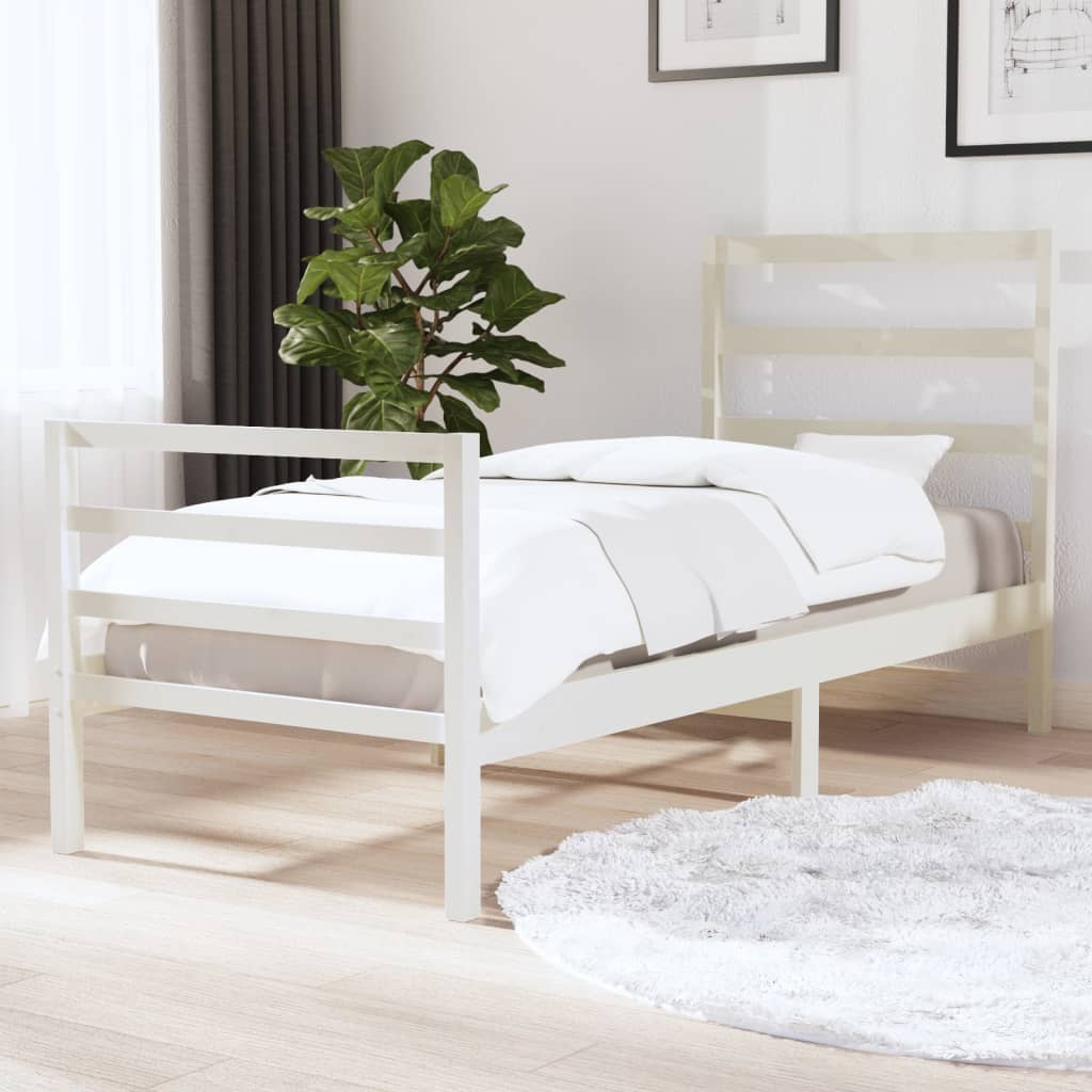 Bed Frame Without Mattress Solid Wood Pine