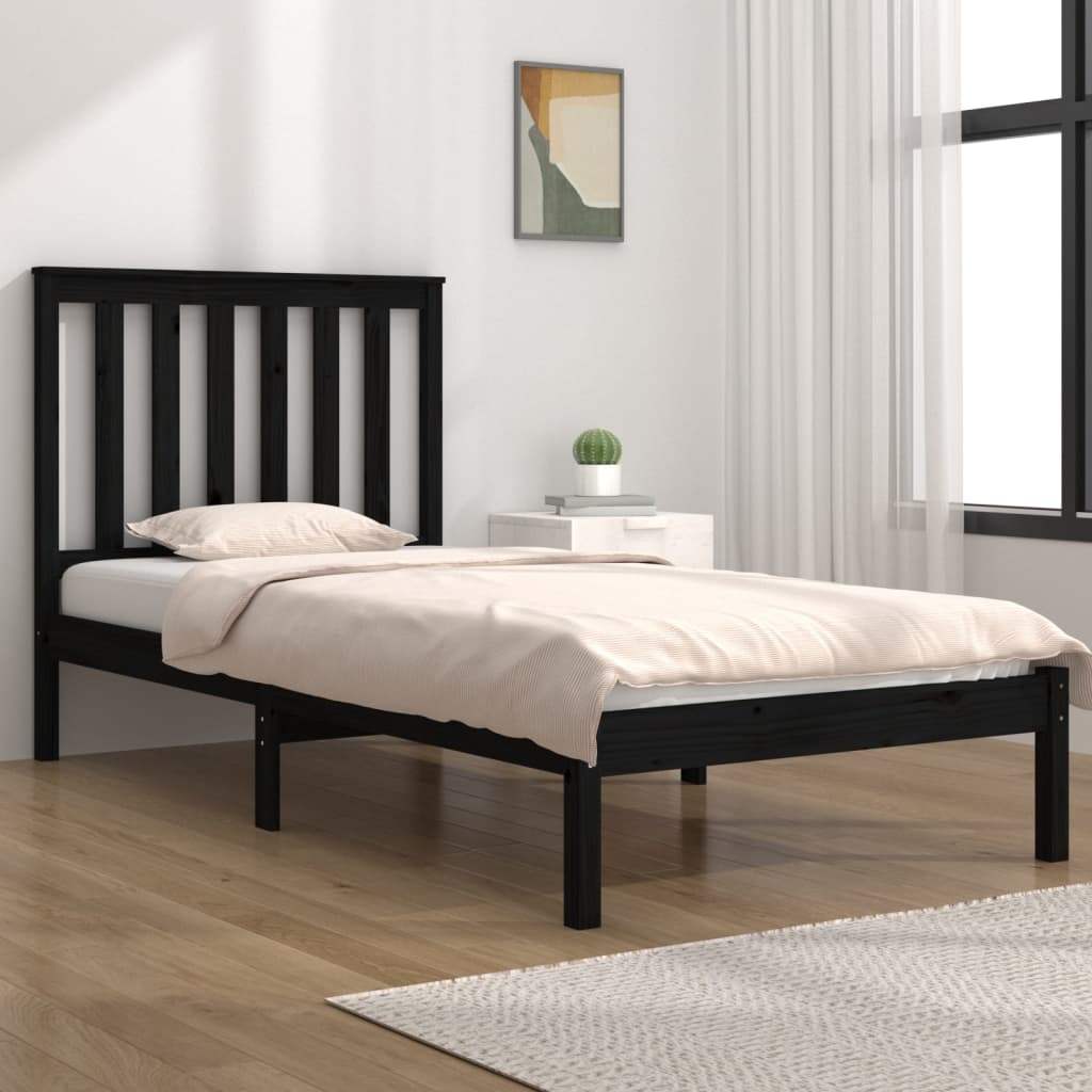 Bed Frame Without Mattress Solid Wood Single
