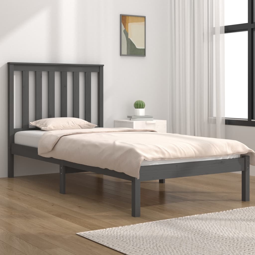 Bed Frame Without Mattress Solid Wood Single