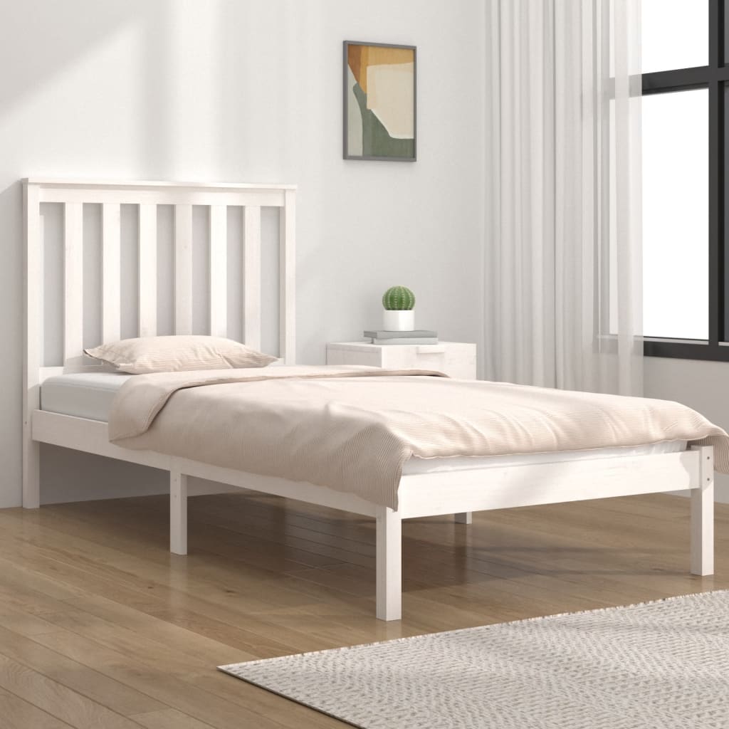 Bed Frame Without Mattress Solid Wood Single