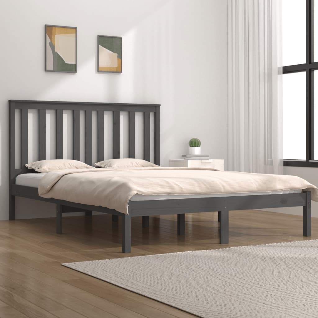 Bed Frame Without Mattress Solid Wood Single