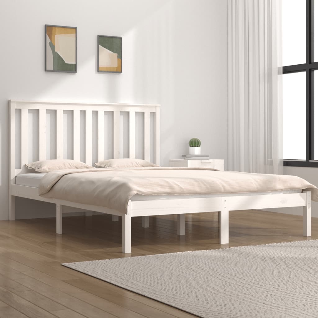 Bed Frame Without Mattress Solid Wood Single