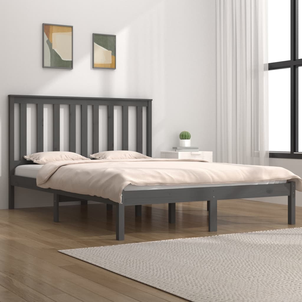 Bed Frame Without Mattress Solid Wood Single