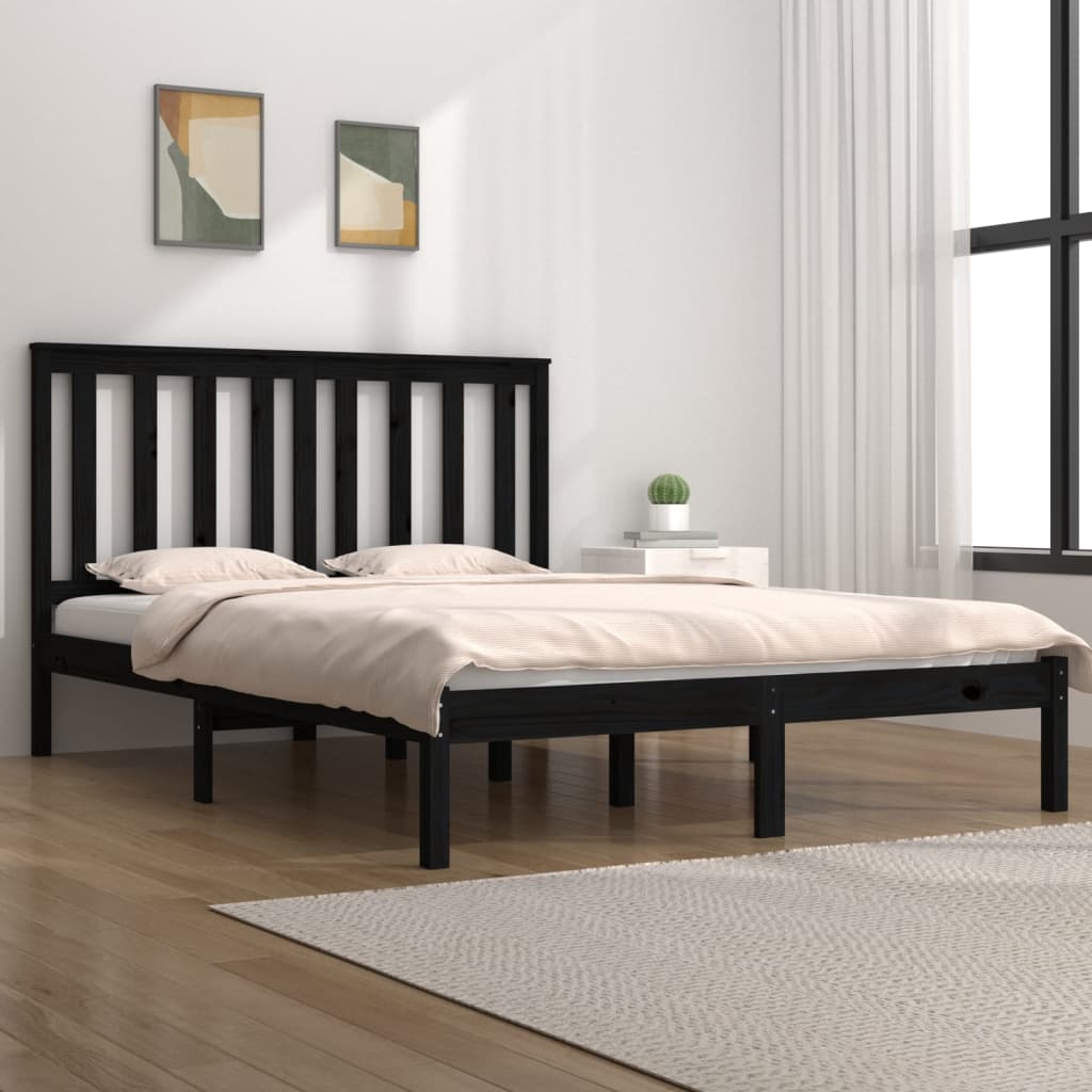 Bed Frame Without Mattress Solid Wood Single