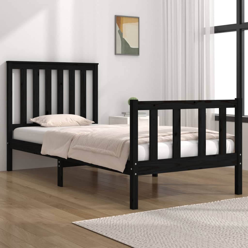 Bed Frame Without Mattress Solid Wood Pine