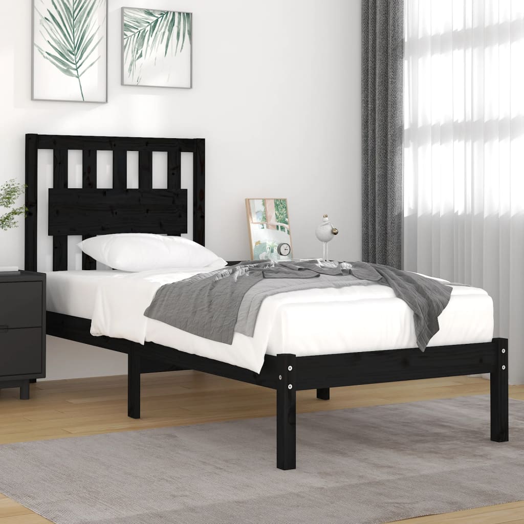 Bed Frame Without Mattress Solid Wood Small Single