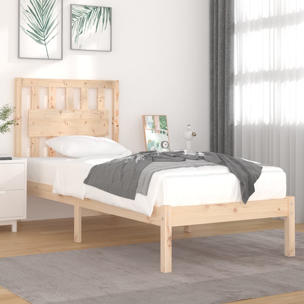 Bed Frame Without Mattress Solid Wood Small Single