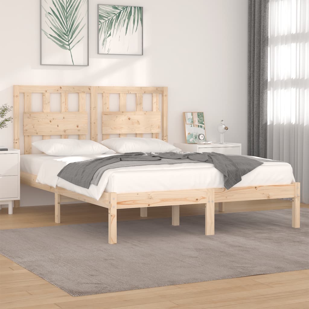 Bed Frame Without Mattress Solid Wood Small Single