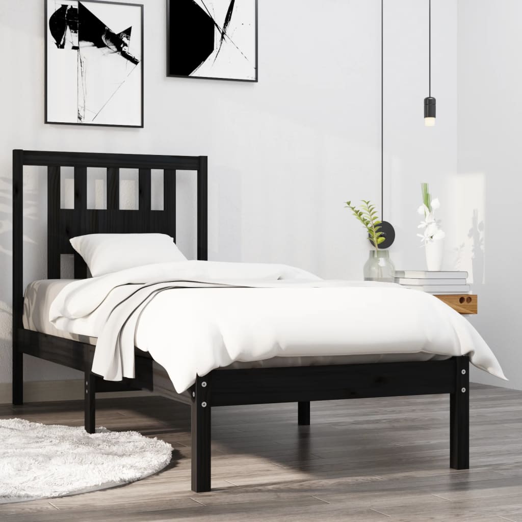 3104083 Bed Frame Without Mattress Solid Wood (810037+818690)