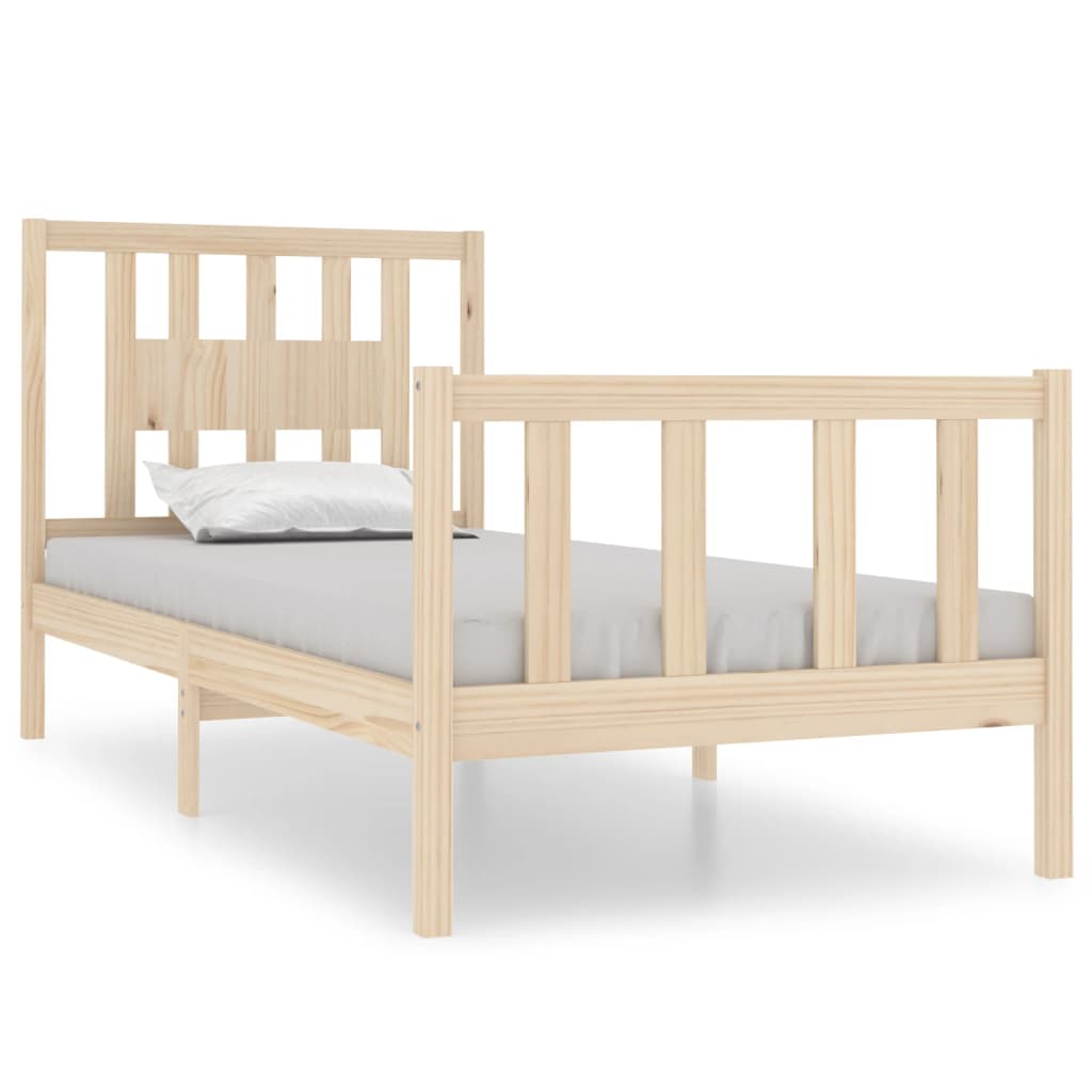Bed Frame Without Mattress Solid Wood Single Single
