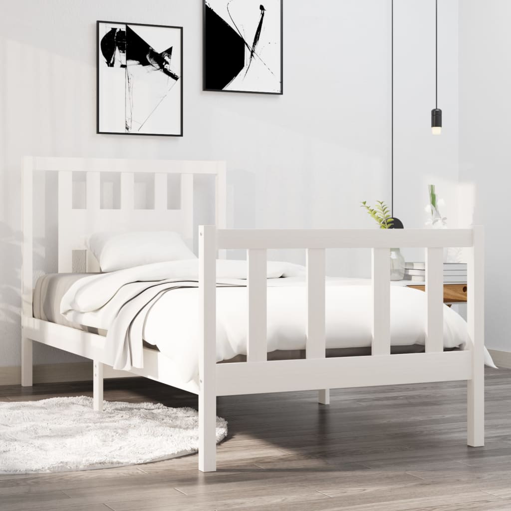 Bed Frame Without Mattress Solid Wood Single Single