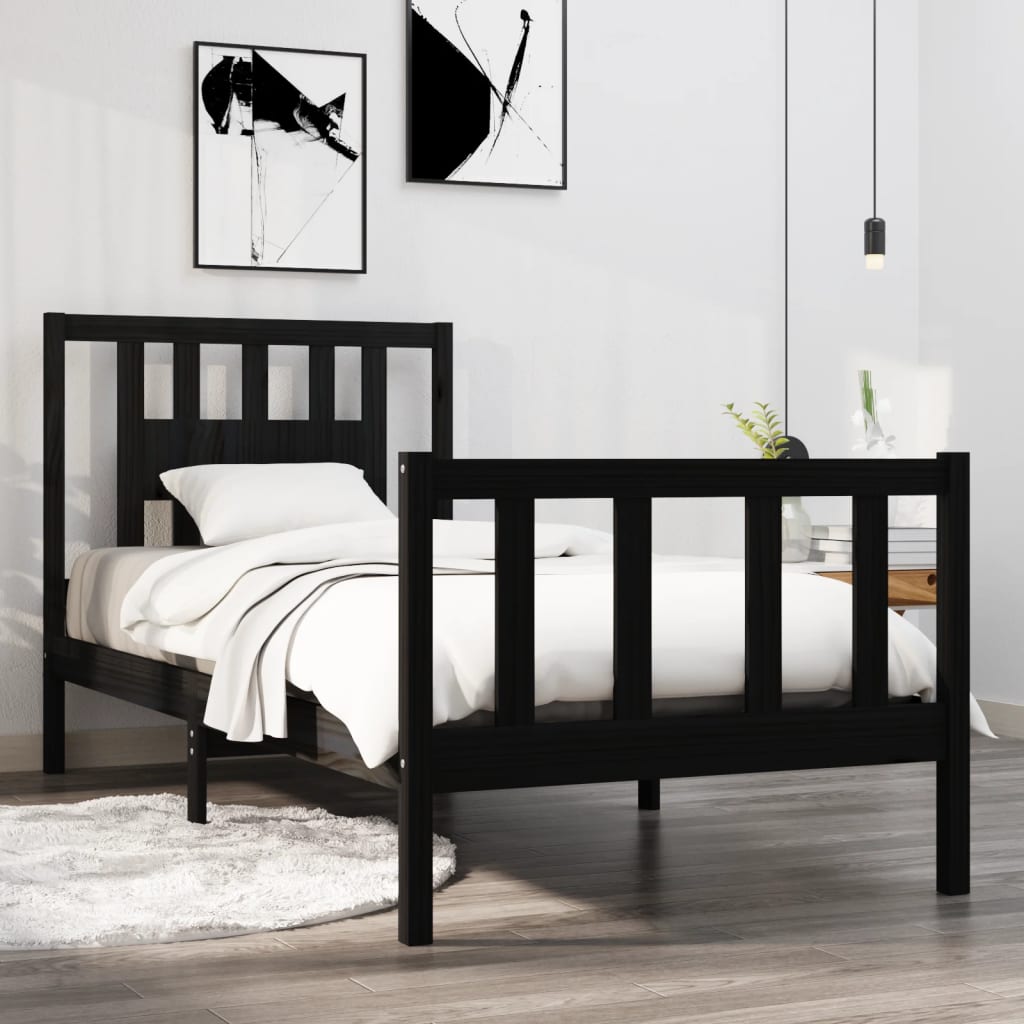 Bed Frame Without Mattress Solid Wood Single Single