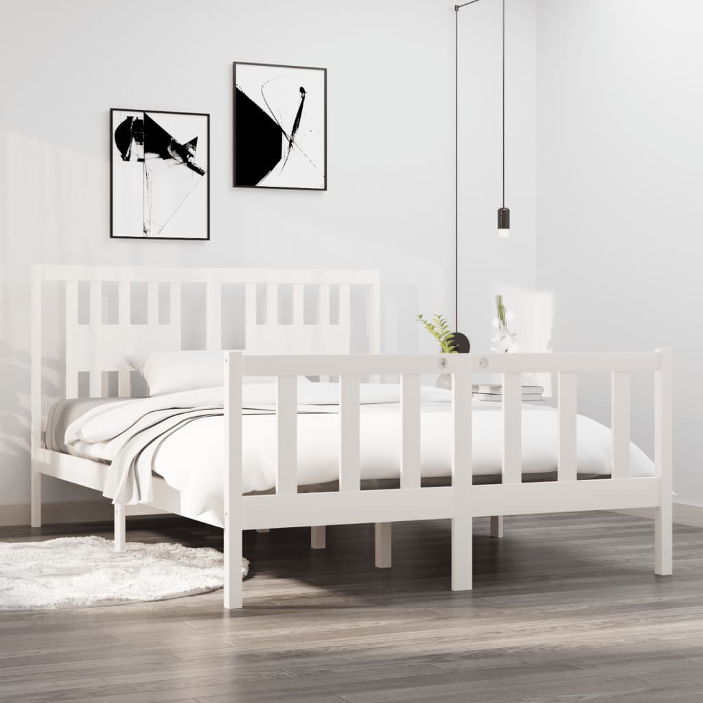 Bed Frame Without Mattress Solid Wood Single Single