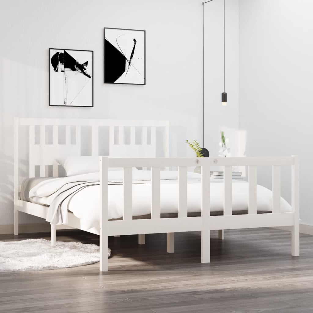 Bed Frame Without Mattress Solid Wood Single Single