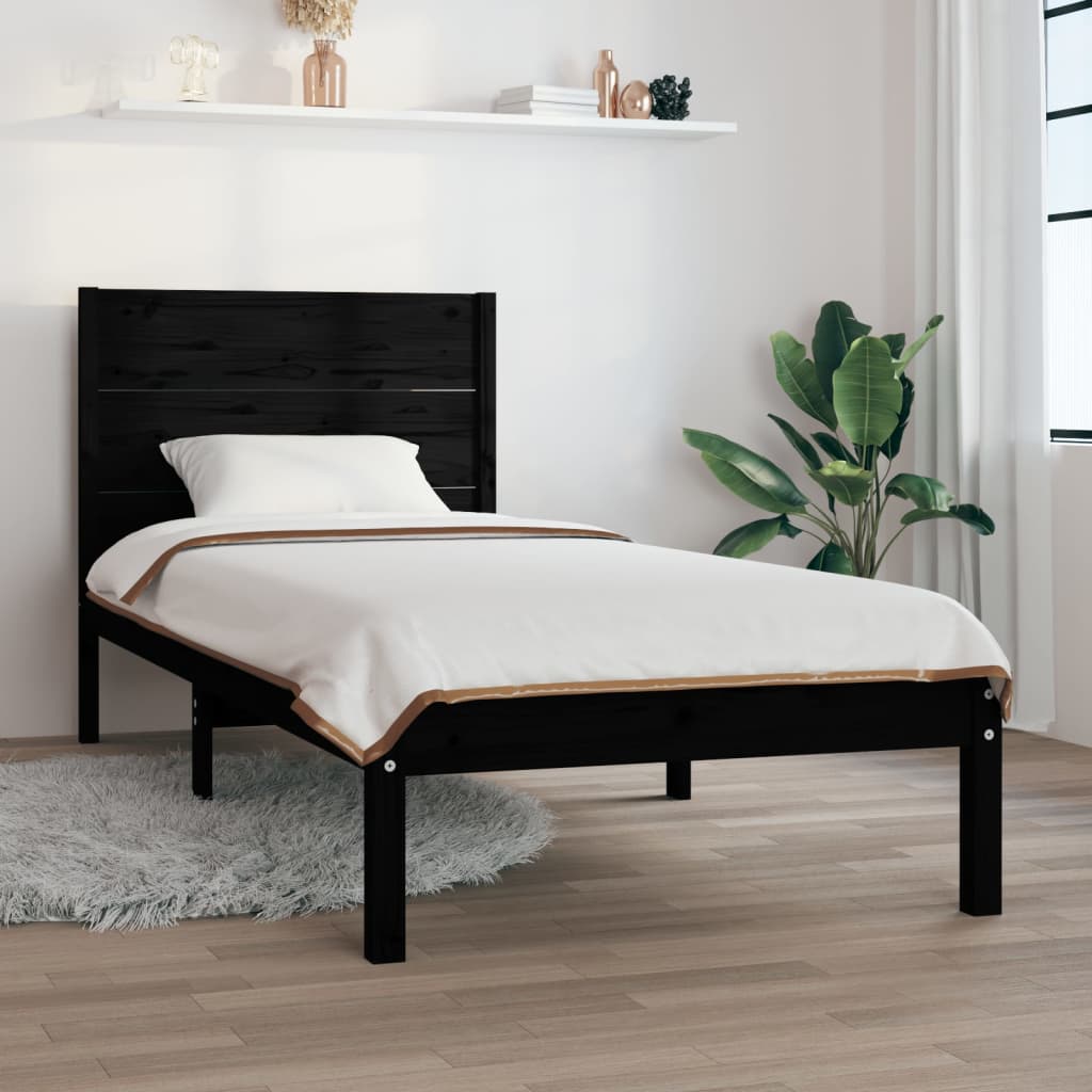 Bed Frame Without Mattress Solid Wood Pine