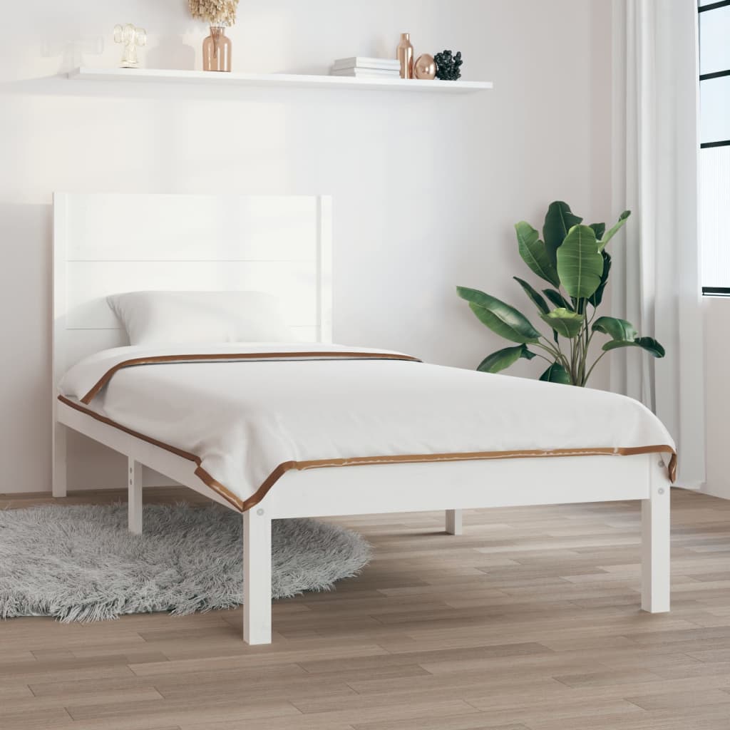 Bed Frame Without Mattress Solid Wood Pine