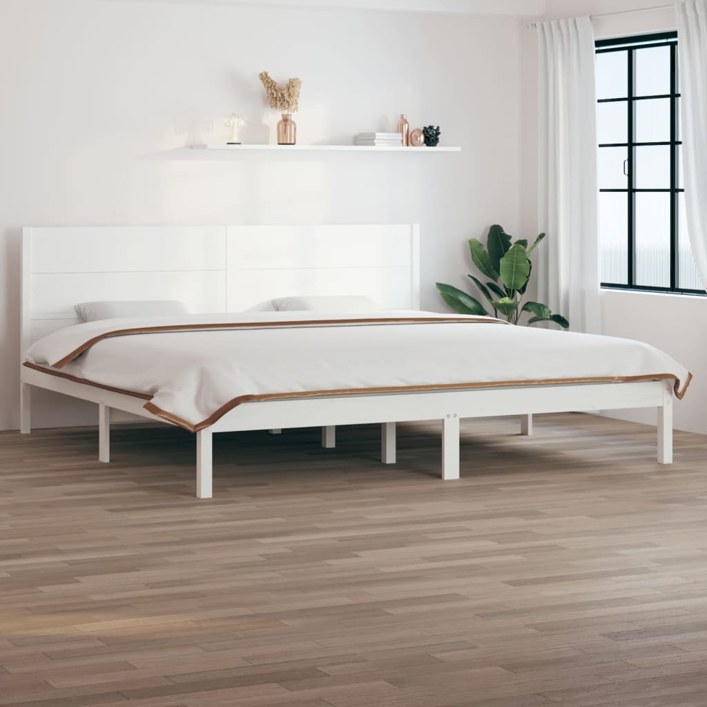 Bed Frame Without Mattress Solid Wood Pine