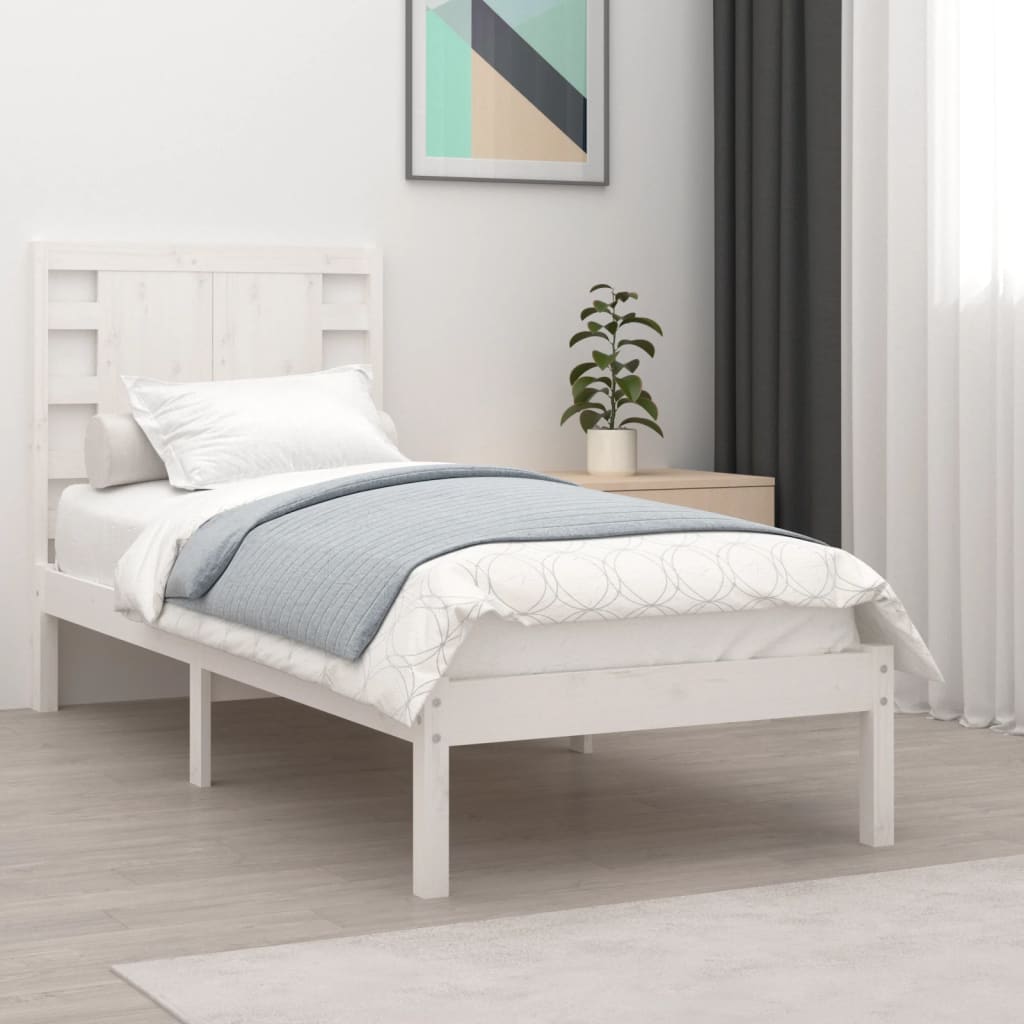 Bed Frame Without Mattress Single Solid Wood