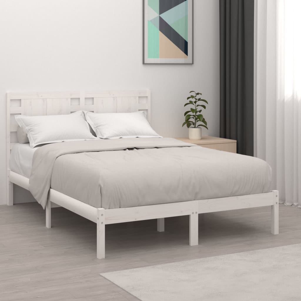 Bed Frame Without Mattress Single Solid Wood
