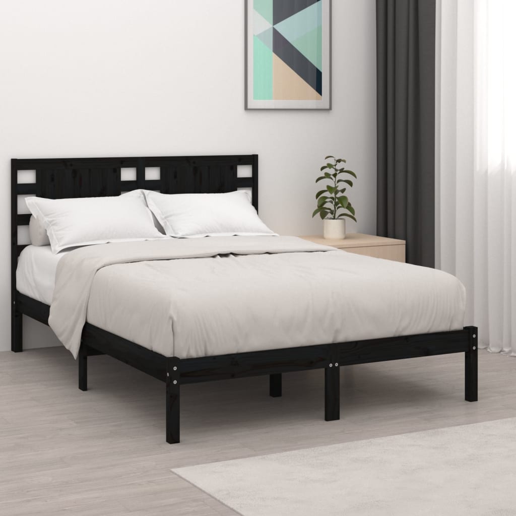 Bed Frame Without Mattress Single Solid Wood